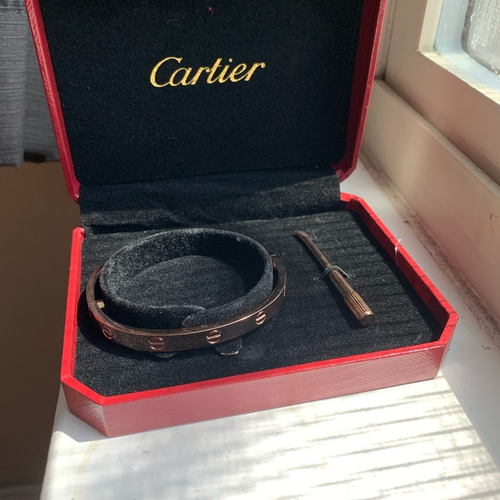 Cartier rose gold Love Bracelet